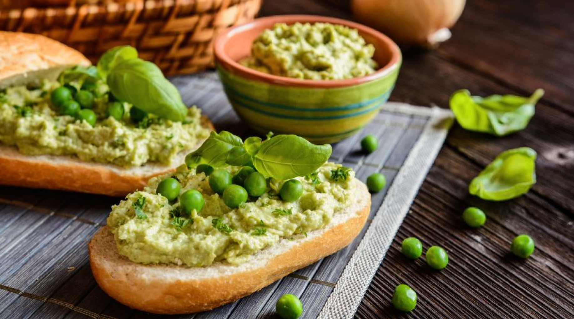 Kremet proteinpålegg med erteproteinpulver