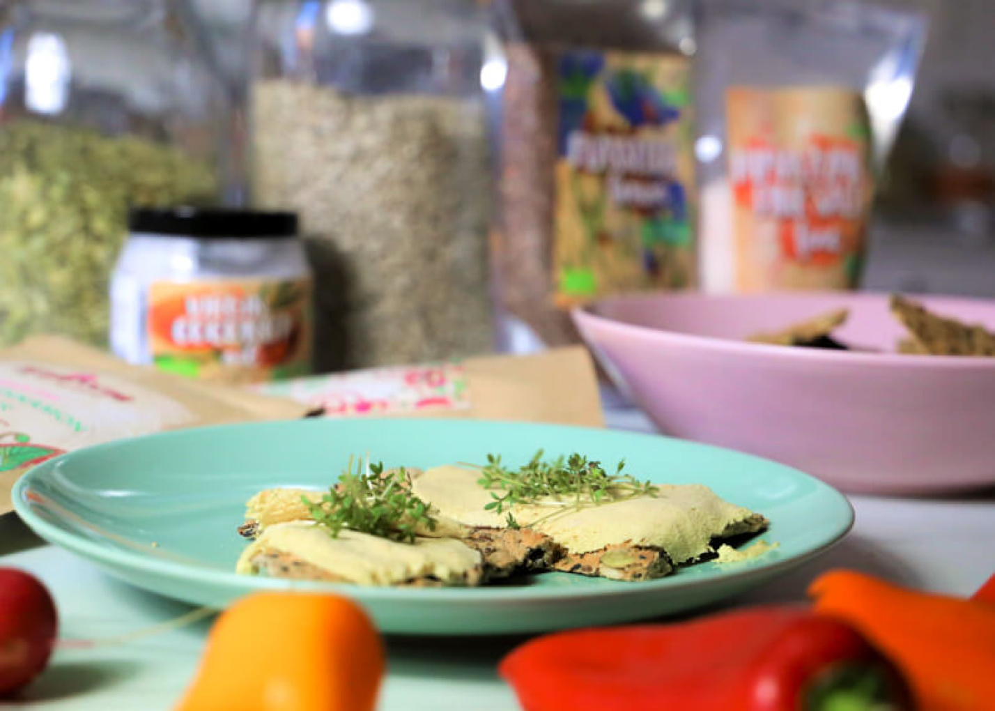 Friskt og bærekraftig - glutenfritt frøknekke for den aktive livsstilen