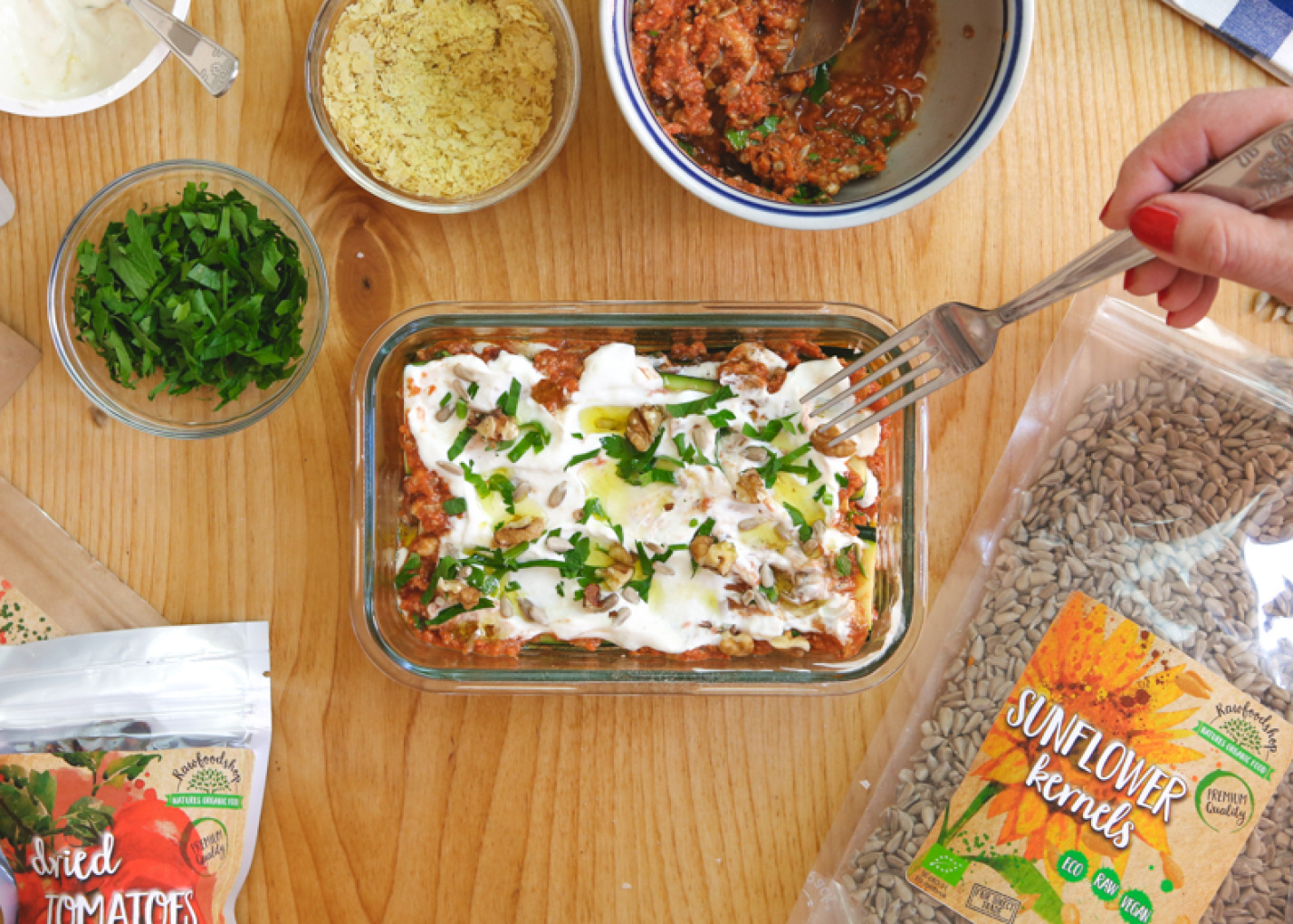 Vegansk lasagne med valnøtter - når du leter etter et smaksrikt og sunt alternativ