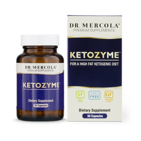 Dr. Mercola Ketozyme 30 kapsler. i gruppen Kosttilskudd / Bruksområde / Vekt og måltid hos Rawfoodshop Scandinavia AB (1038)