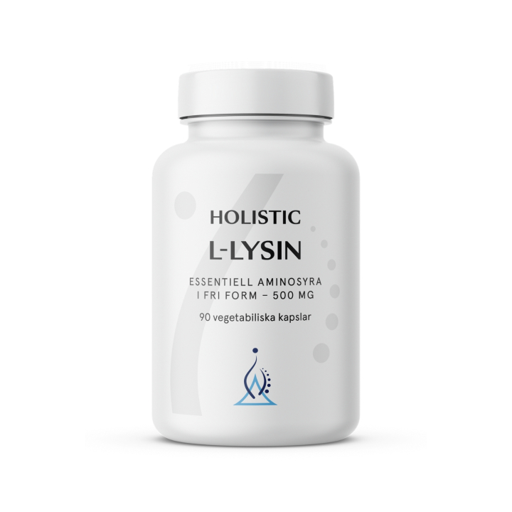 Holistic L-Lysin 500mg 90 kapsler i gruppen Helse / Kosttilskudd / Andre kosttilskudd hos Rawfoodshop Scandinavia AB (10681)