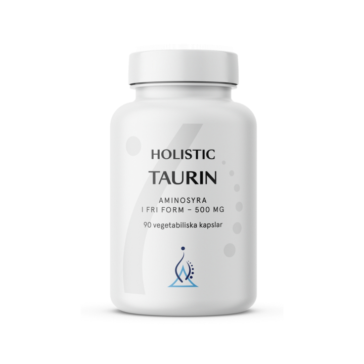 Holistic Taurin 500mg 90 kapsler i gruppen Helse / Kosttilskudd / Andre kosttilskudd hos Rawfoodshop Scandinavia AB (10682)