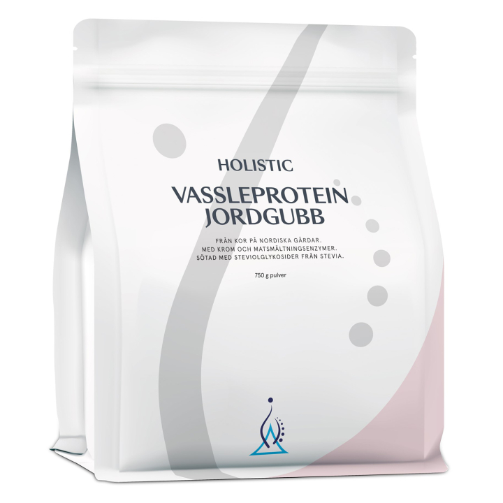 Holistic Vassleprotein Jordbær 750g i gruppen Helse / Proteinpulver hos Rawfoodshop Scandinavia AB (10705)