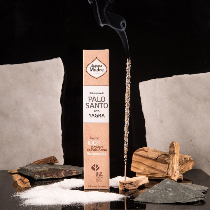 Palo Santo & Yagra Røkelsespinner 8 stk i gruppen Hjem & Sjel / Stemning & duft / Røkelse hos Rawfoodshop Scandinavia AB (11-01)