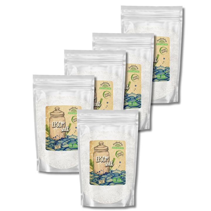 Epsom Salt 1kg x 5 pakker i gruppen Helse / Bruksområde / Detox og rensing hos Rawfoodshop Scandinavia AB (114443-SET5)