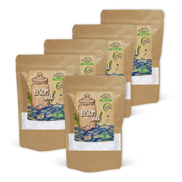 Epsom Salt 1kg x 5 pakker i gruppen Hjem & Sjel / Rent hjem / DIY rengjøringsprodukter hos Rawfoodshop Scandinavia AB (114443-SET5)