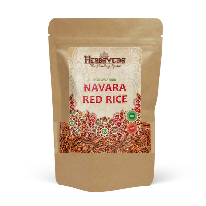 Ris Rødt Ayurveda Navara ØKO 1kg i gruppen Råvarer & Drikke / Spiskammer / Ris og bygg hos Rawfoodshop Scandinavia AB (1515021)