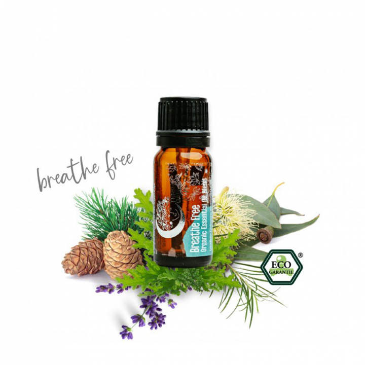 Eterisk Olje Breathe Free ØKO 10ml i gruppen Hud & Kropp / Naturlig DIY / Essensielle oljer hos Rawfoodshop Scandinavia AB (17443637)