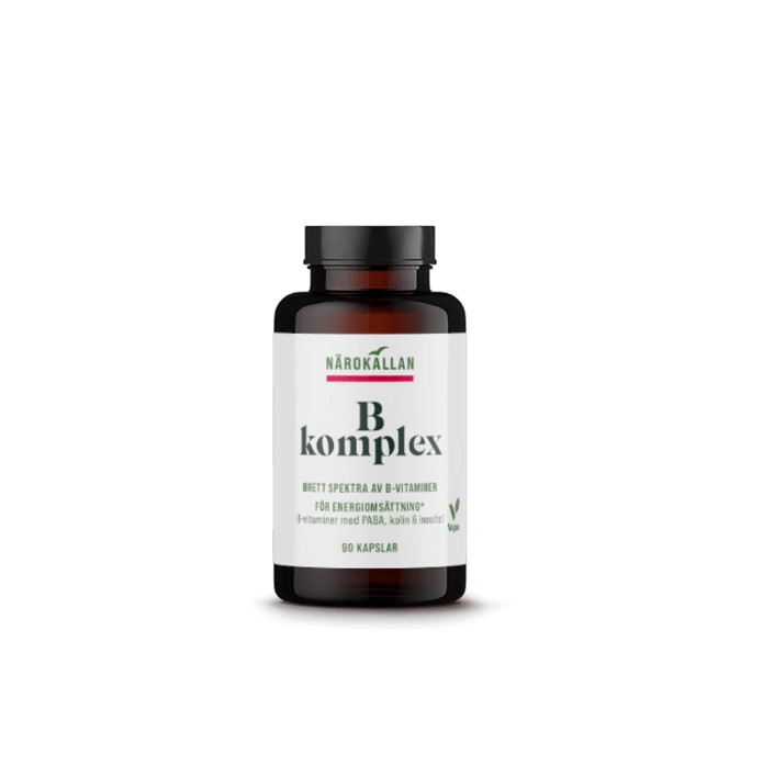 B-Komplex 90 Kaps i gruppen Helse / Kosttilskudd / Vitaminer hos Rawfoodshop Scandinavia AB (2157)