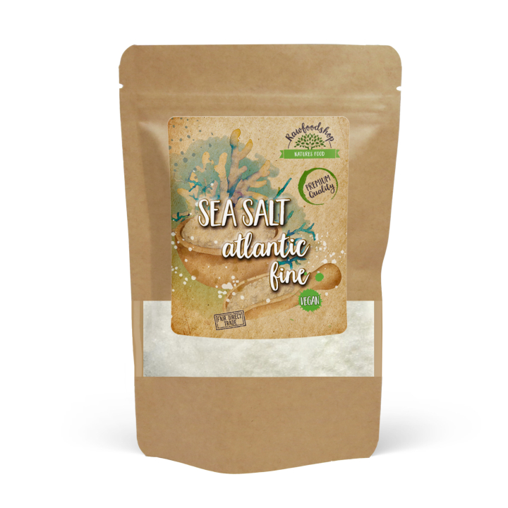 Havsalt Atlanterhavet Fintmalt 500g i gruppen Råvarer & Drikke / Spiskammer / Krydder hos Rawfoodshop Scandinavia AB (217045)