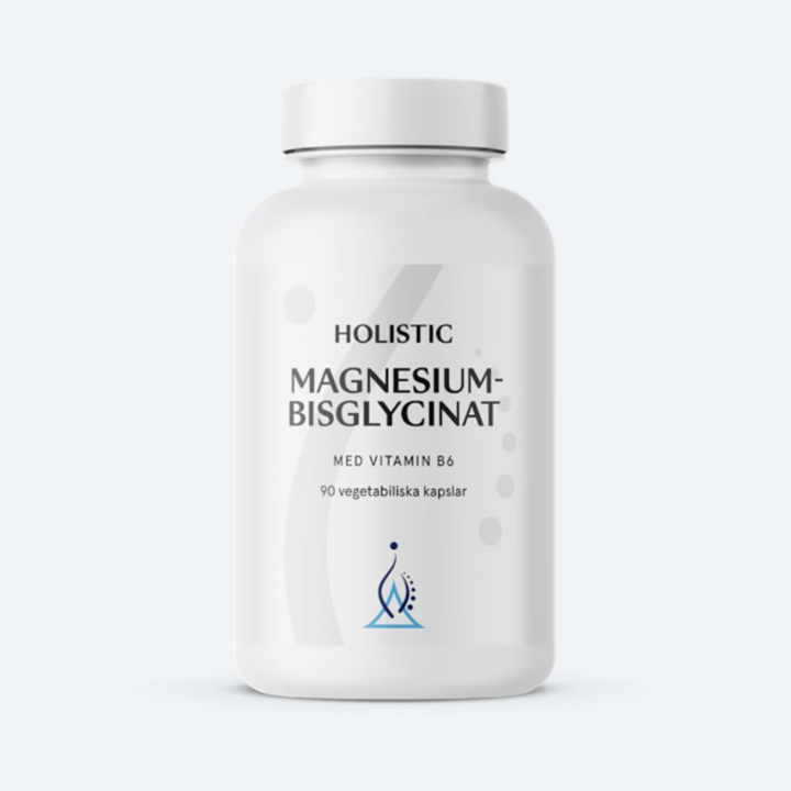 Holistic Magnesiumbisglycinat 100mg 90kaps i gruppen Kosttilskudd / Urter & Planter hos Rawfoodshop Scandinavia AB (40510)