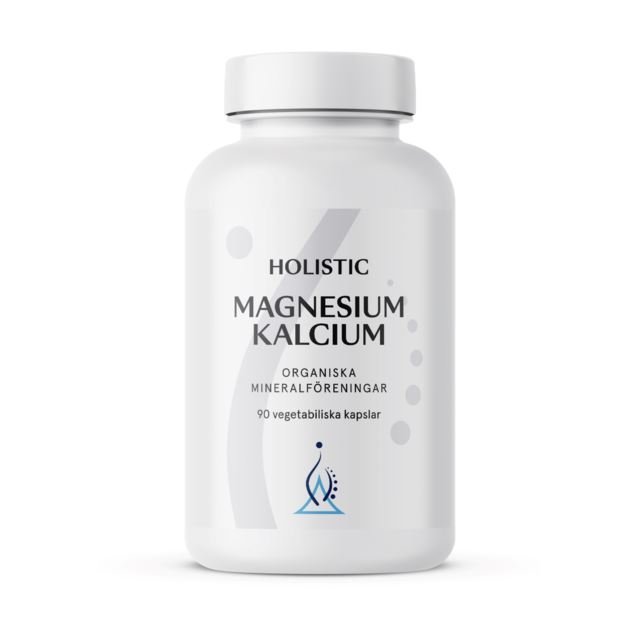 Holistic Magnesium - Kalsium 90 kaps i gruppen Kosttilskudd / Mineraler / Magnesium hos Rawfoodshop Scandinavia AB (4070)