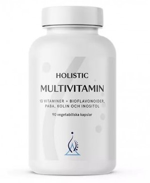 MultiVitamin 90 kapsler i gruppen Kosttilskudd / Vitaminer / Multivitaminer hos Rawfoodshop Scandinavia AB (41190)