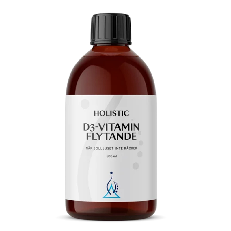 Holistic D3-Vitamin Flytende 500ml i gruppen Kosttilskudd / Vitaminer / Enkle vitaminer hos Rawfoodshop Scandinavia AB (4141)