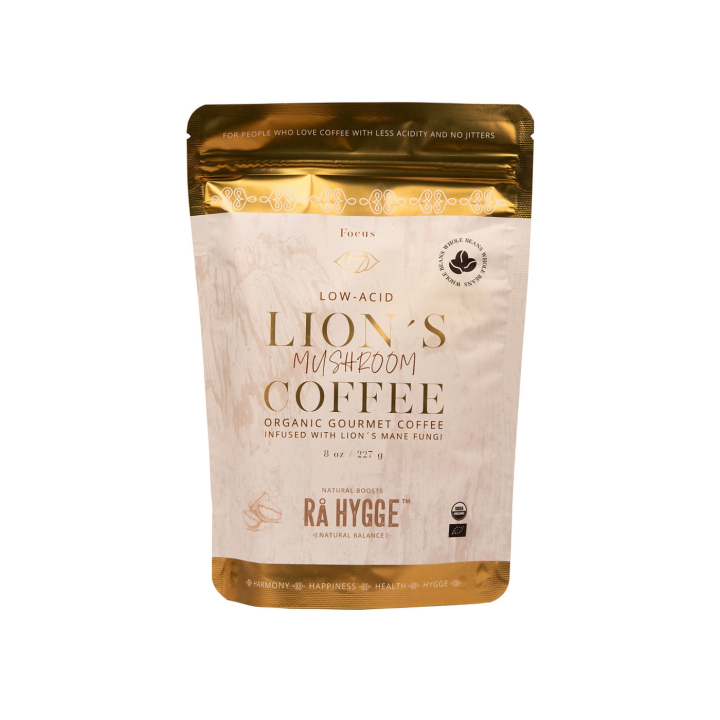 Lions Mane Bryggkaffe Focus ØKO 227g i gruppen Råvarer & Drikke / Drikkevarer / Kaffe hos Rawfoodshop Scandinavia AB (4227)