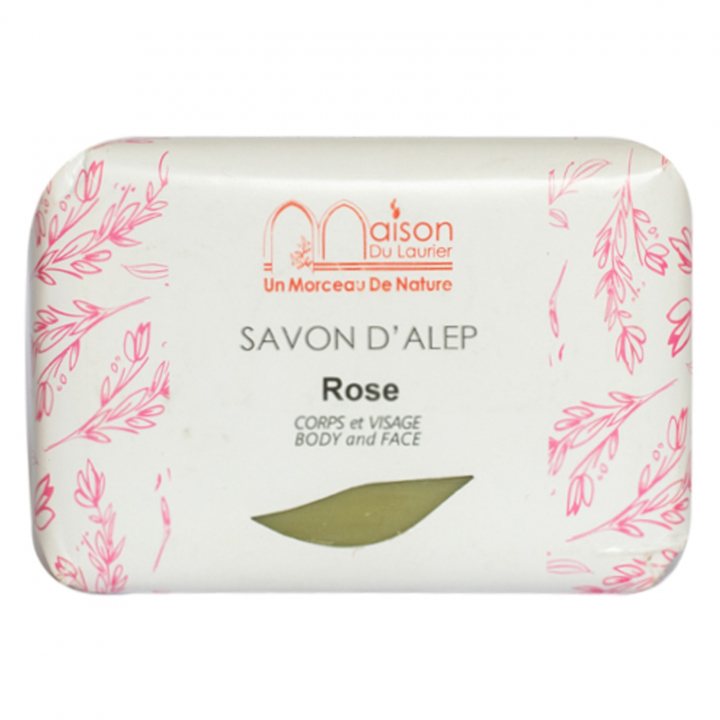 Aleppo såpe Rose 100g i gruppen Hud & Kropp / Kropp / Håndsåpe hos Rawfoodshop Scandinavia AB (429147)