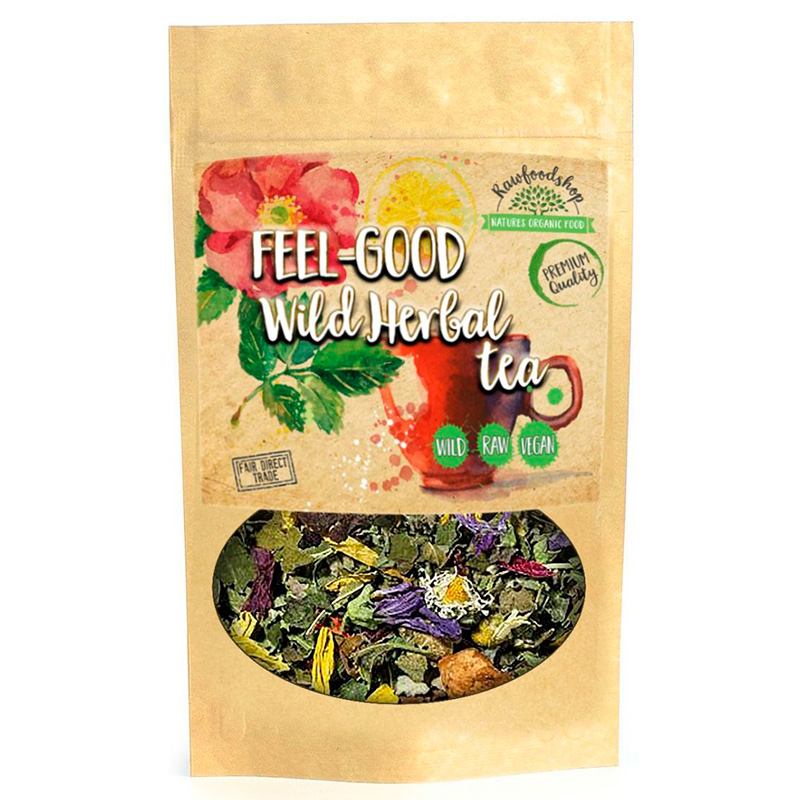 Feel Good Wild Herb Tea 100G i gruppen Råvarer & Drikke / Drikkevarer / Te hos Rawfoodshop Scandinavia AB (43185)