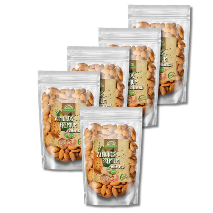 Mandel Premium RAW 1kg 5 pakket i gruppen Råvarer & Drikke / Nøtter / Mandel hos Rawfoodshop Scandinavia AB (4404201-1-SET5)