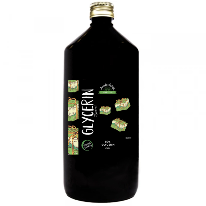 Glyserin 1000ml i gruppen OUTLET 20-80% / Hud & Kropp 20-50% / Hud & Kropp 20% hos Rawfoodshop Scandinavia AB (4476-3)