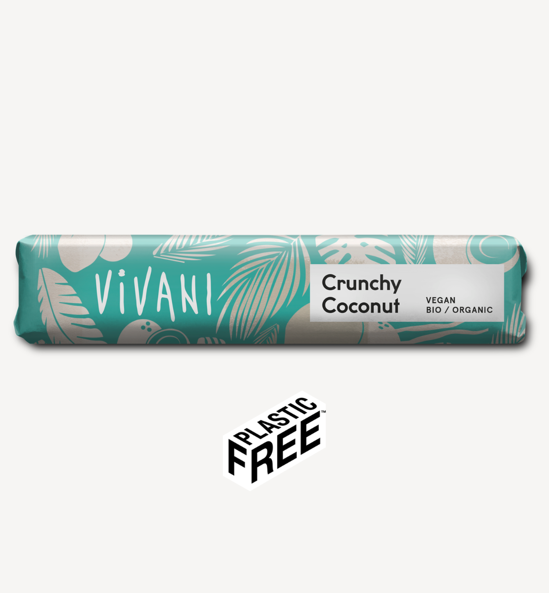 Vivani Crunchy Coconut Chocolate ECO 35g i gruppen Råvarer & Drikke / Godteri og sjokolade / Sjokolade og bars hos Rawfoodshop Scandinavia AB (4758)