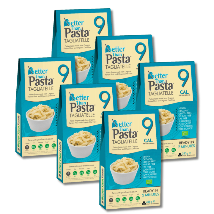 Better Than Tagliatelle ØKO 385g x 6 pakker i gruppen Råvarer & Drikke / Spiskammer / Pasta og nudler hos Rawfoodshop Scandinavia AB (479-SET6)