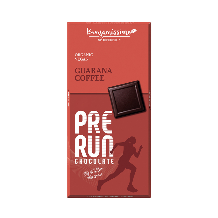 Benjamissimo Sjokolade Guarana & Kaffe Pre Run Sport Edition 60g i gruppen Råvarer & Drikke / Godteri og sjokolade hos Rawfoodshop Scandinavia AB (4961)