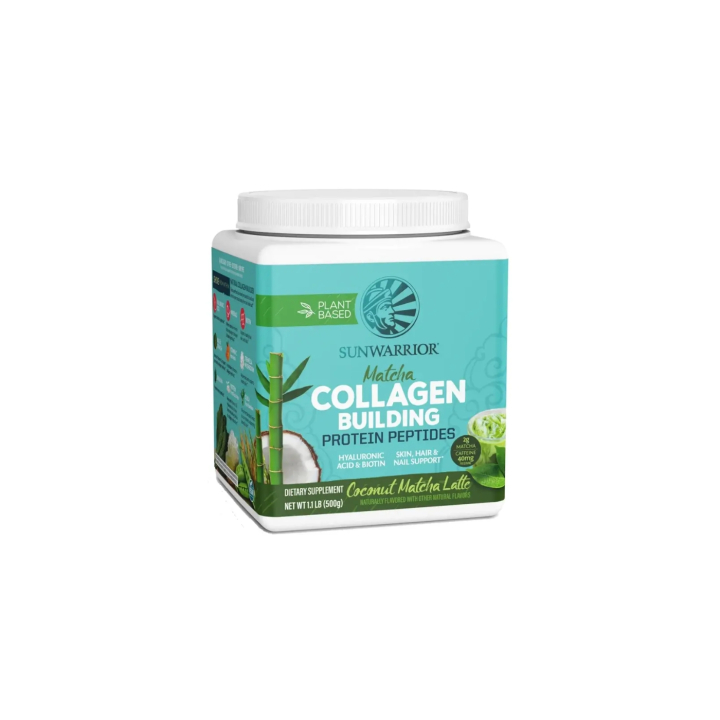 Collagen Building Protein Coconut Matcha Latte 500g i gruppen Kosttilskudd / Proteiner & Aminosyrer / Kollagentilskudd hos Rawfoodshop Scandinavia AB (84058)