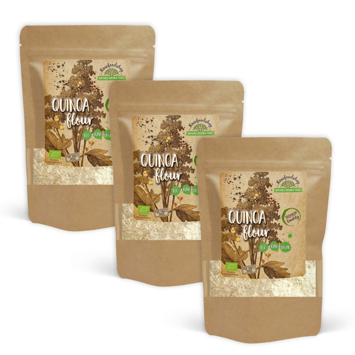 Quinoamel ØKO 1kg x 3 pakker i gruppen Råvarer & Drikke / Baking / Mel hos Rawfoodshop Scandinavia AB (AB0171000-SET3)