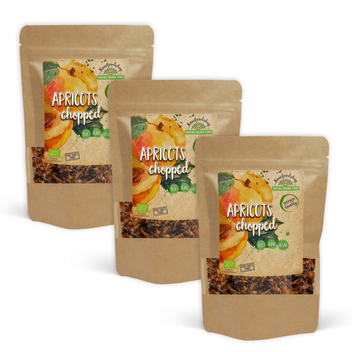 Aprikoser i biter ØKO 1kg x 3 pakker i gruppen Råvarer & Drikke / Frukt og bær / Aprikos hos Rawfoodshop Scandinavia AB (AB0471-SET3)