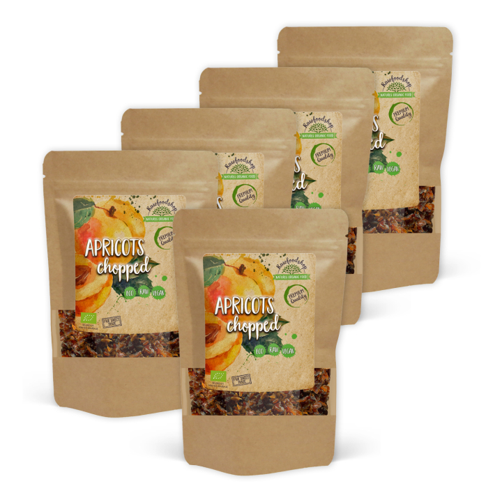 Aprikoser i biter ØKO 1kg x 5 pakker i gruppen Råvarer & Drikke / Frukt og bær / Aprikos hos Rawfoodshop Scandinavia AB (AB0471-SET5)