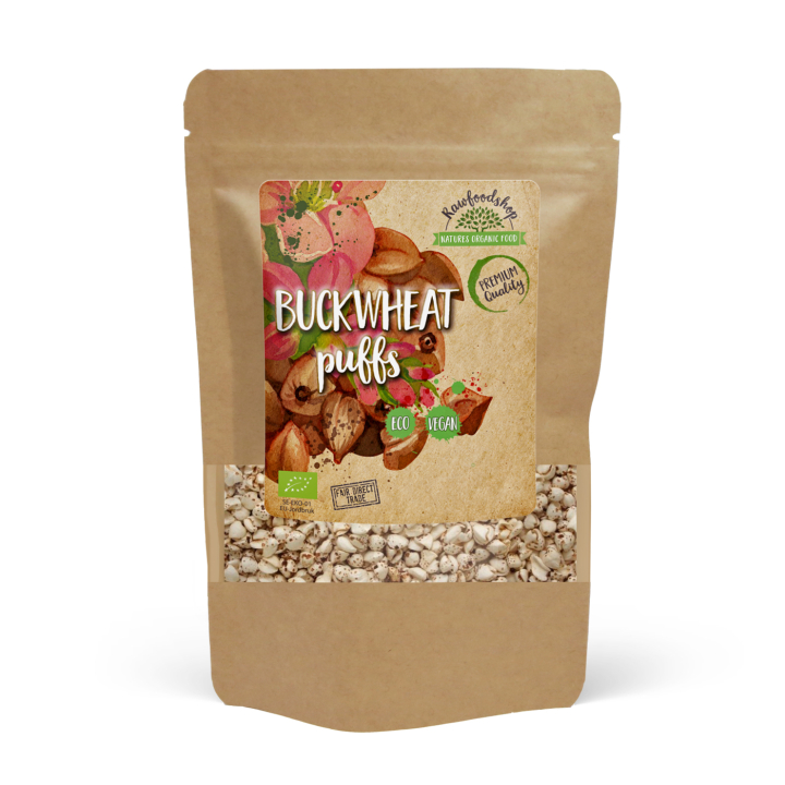 Bokhvetepuffer ØKO 60g i gruppen OUTLET 20-80% / Baking 20-50% / Baking 30% hos Rawfoodshop Scandinavia AB (BVP60)