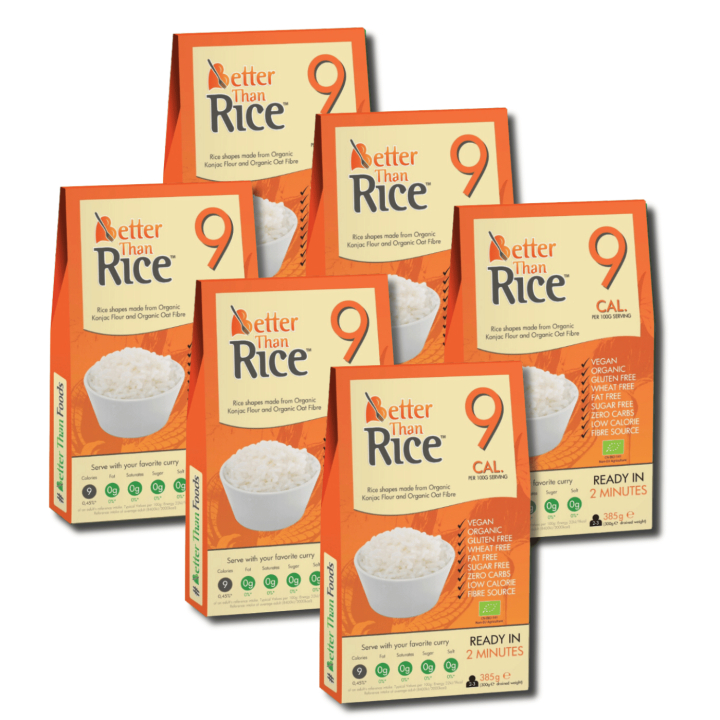 Better Than Rice ØKO 385g x 6 pakker i gruppen Råvarer & Drikke / Spiskammer / Pasta og nudler hos Rawfoodshop Scandinavia AB (CNUD003-SET6)