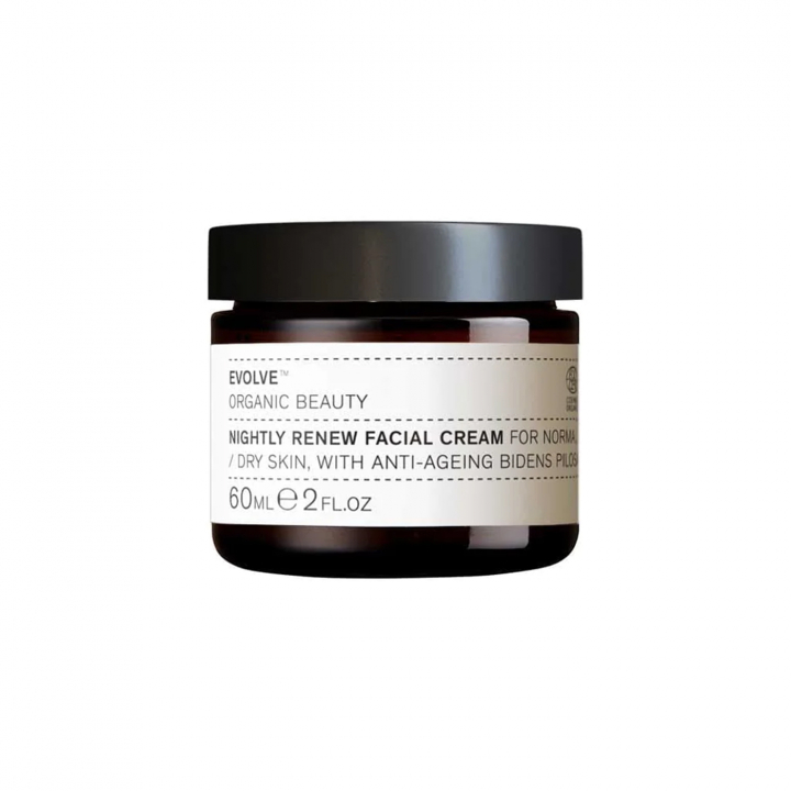 Nightly Renew Facial Cream ØKO 60ml i gruppen Kroppspleie / Ferdige produkter / Ansiktspleie hos Rawfoodshop Scandinavia AB (EB302)