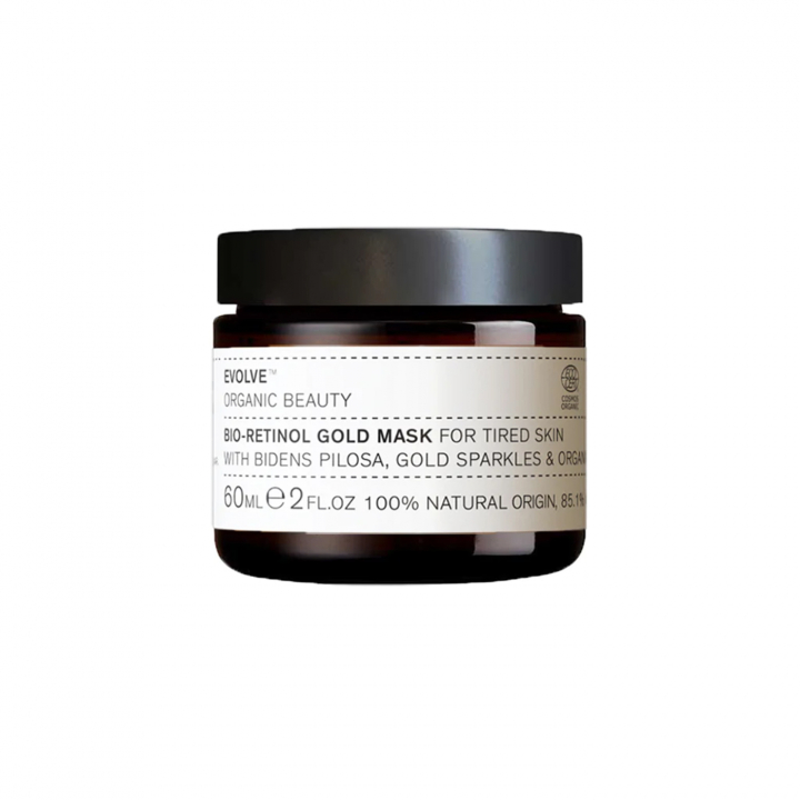 Bio-Retinol Gold Mask ØKO 60ml i gruppen Hud & Kropp / Ansikte / Ansiktsmaske hos Rawfoodshop Scandinavia AB (EB859)