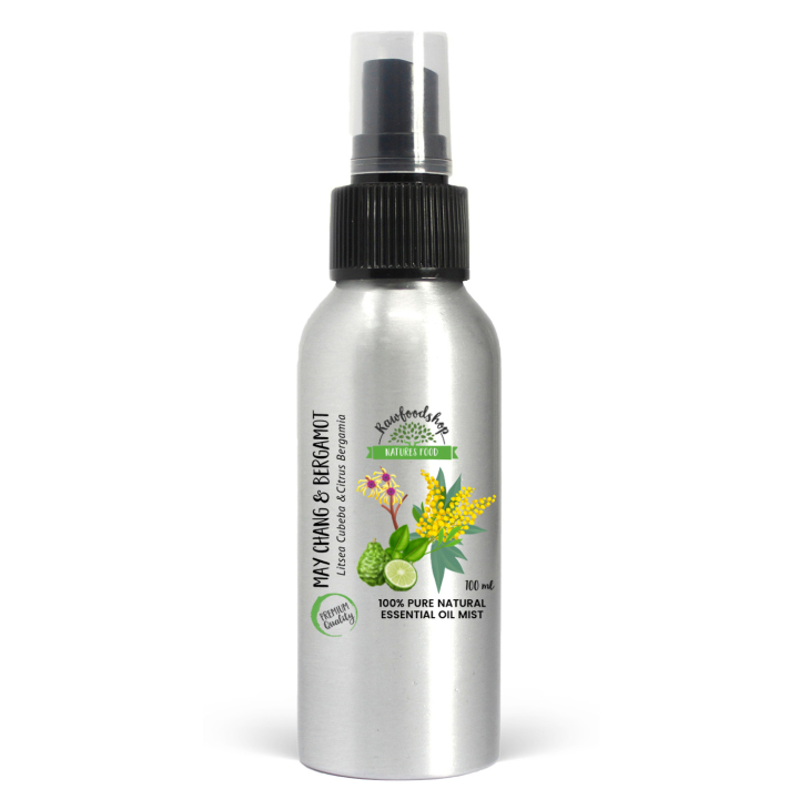 May Chang & Bergamott Romspray 100ml i gruppen Hjem & Sjel / Rent hjem / Romduft hos Rawfoodshop Scandinavia AB (EOMUL-03)