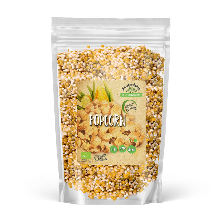 Popcorn ØKO 500g i gruppen Råvarer & Drikke / Spiskammer / Ris og bygg hos Rawfoodshop Scandinavia AB (FRO14)