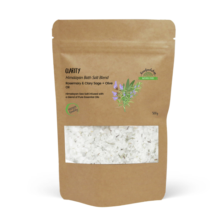 Badesalt Himalaya Clarity 500g i gruppen Hud & Kropp / Ferdige produkter / Hudpleie hos Rawfoodshop Scandinavia AB (HBATHSUL02)