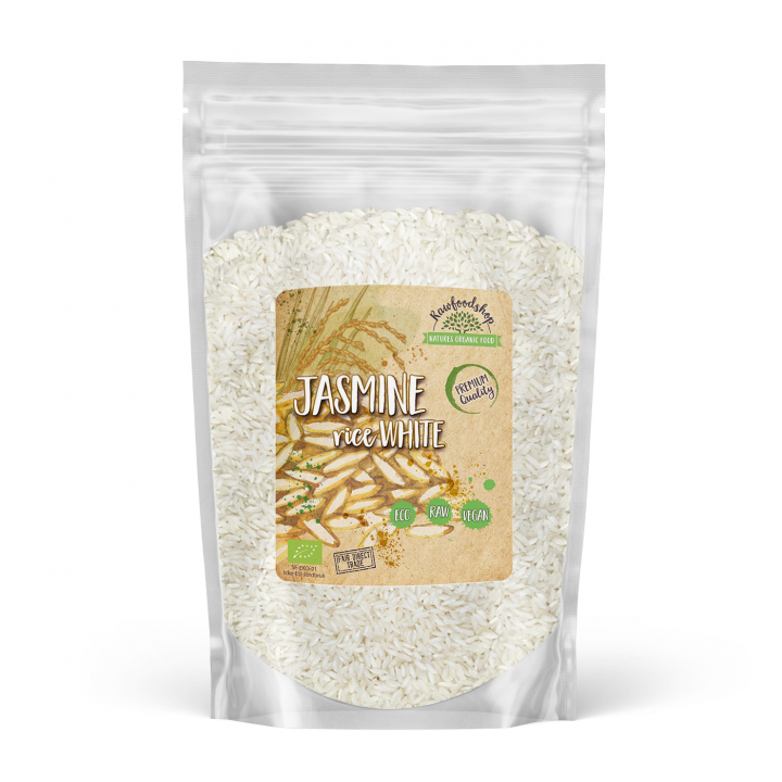 Jasminris Hvit ØKO 1kg i gruppen Råvarer & Drikke / Spiskammer / Ris og bygg hos Rawfoodshop Scandinavia AB (JRV501)