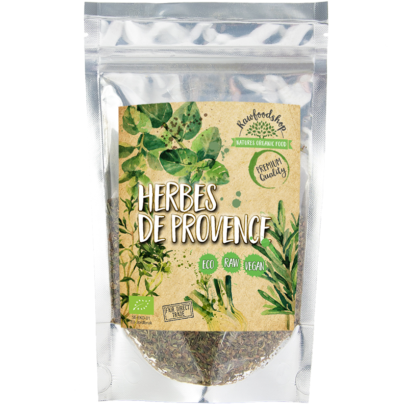 Herbes de Provence ØKO 50g i gruppen Råvarer & Drikke / Spiskammer / Krydder hos Rawfoodshop Scandinavia AB (KRY94)