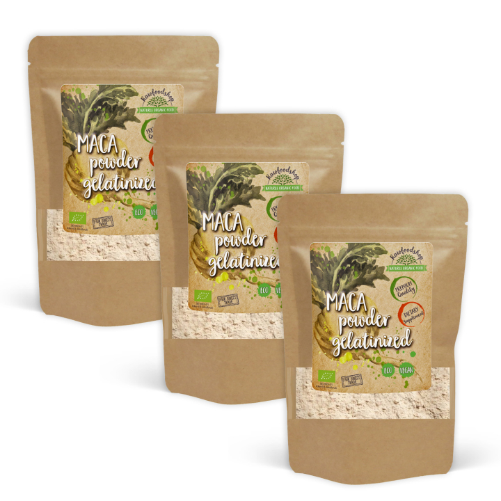 Maca Pulver Gelatinisert 5: 1 ØKO 250g x 3 pakker i gruppen Kosttilskudd / Urter & Planter / Maca & Ginseng hos Rawfoodshop Scandinavia AB (MPG25-SET3)