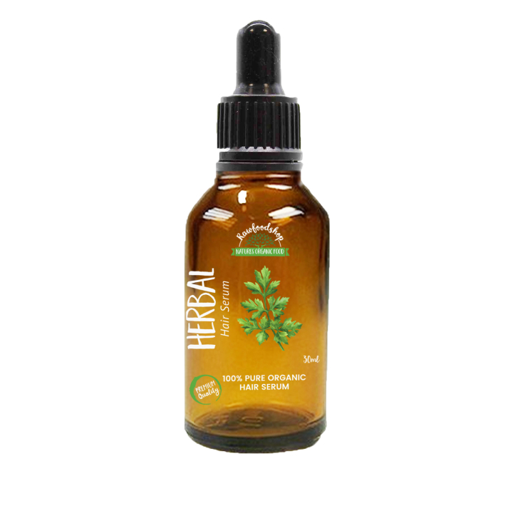 Hårserum Herbal ØKO 30ml i gruppen Hud & Kropp / Ferdige produkter / Hårpleie hos Rawfoodshop Scandinavia AB (OHSUL04)