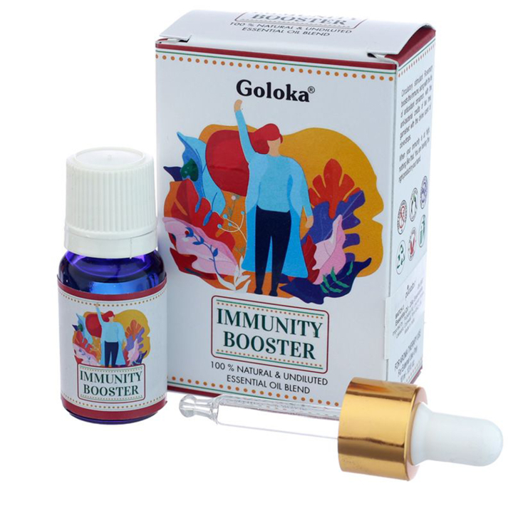 Goloka Blend Eterisk Olje Immunity Booster 10ml i gruppen Hud & Kropp / Naturlig DIY / Essensielle oljer hos Rawfoodshop Scandinavia AB (OILB07)