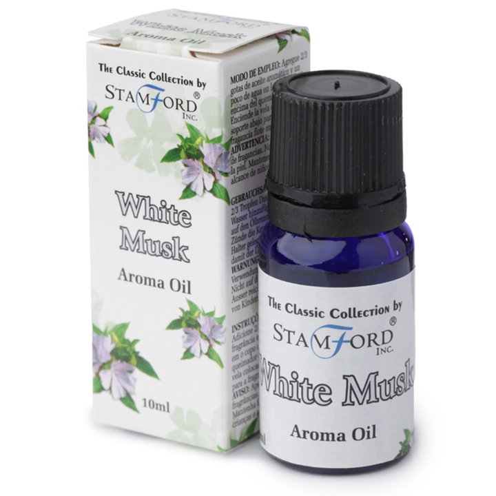 Aromaolje Hvit Musk 10ml i gruppen Hjem & Sjel / Stemning & duft / Duftolje hos Rawfoodshop Scandinavia AB (OILG34)