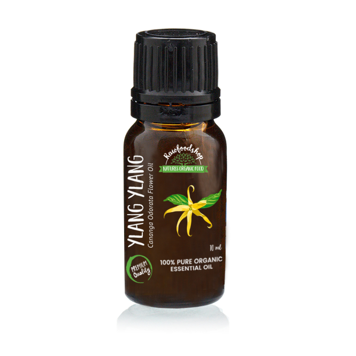 Ylang Ylang Eterisk Olje ØKO 10ml i gruppen Hud & Kropp / Naturlig DIY / Essensielle oljer hos Rawfoodshop Scandinavia AB (ORGEOUL05)