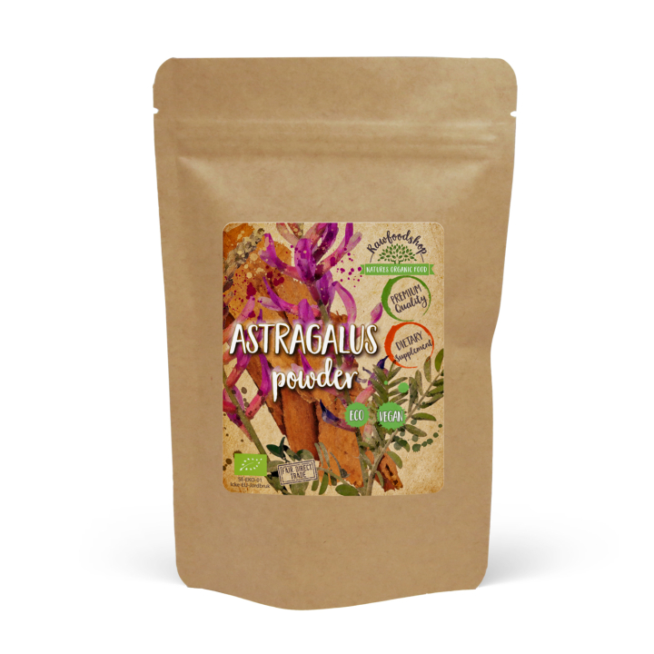 Astragalus Pulver ØKO 125g i gruppen Kosttilskudd / Urter & Planter / Urter hos Rawfoodshop Scandinavia AB (RAW00200)