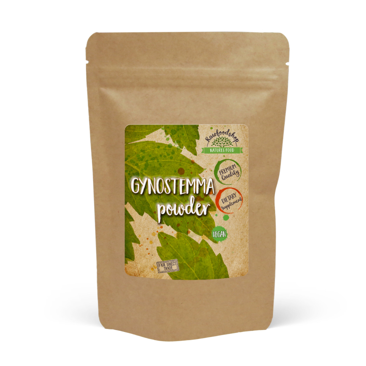 Gynostemma Pulver 125g i gruppen Kosttilskudd / Urter & Planter / Urter hos Rawfoodshop Scandinavia AB (RAW00205)