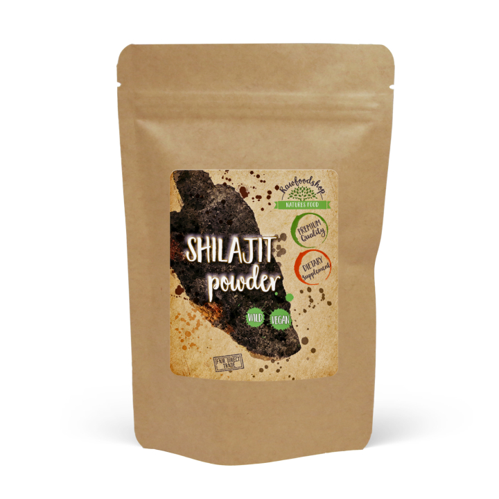 Shilajit Pulver 125g i gruppen Helse / Kosttilskudd / Mineraler hos Rawfoodshop Scandinavia AB (RAW00210)