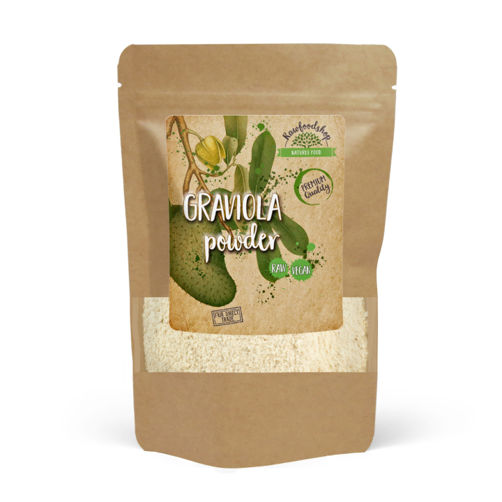 Graviola pulver RAW 125g i gruppen OUTLET 20-80% / Helsekost 30-50% / Helsekost 30% hos Rawfoodshop Scandinavia AB (RAW053)