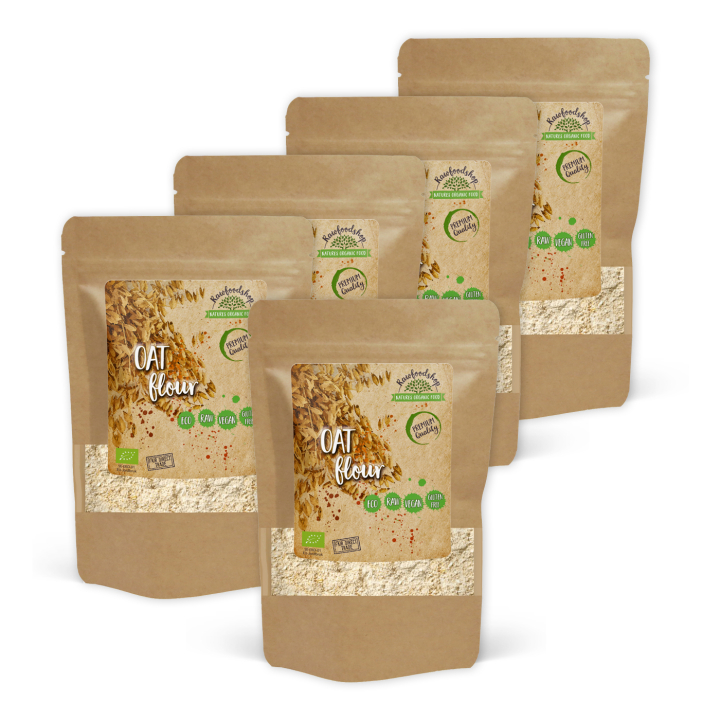 Havremel Glutenfri ØKO 1kg x 5 pakker i gruppen Råvarer & Drikke / Baking / Mel hos Rawfoodshop Scandinavia AB (RAW45798101-SET5)