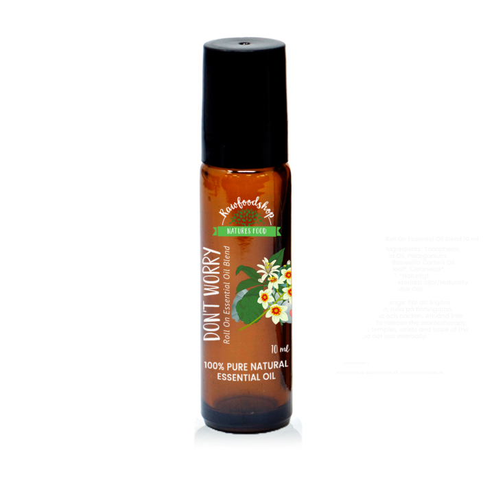 Don't Worry Essential Oil Blend Roll On 10ml i gruppen Hud & Kropp / Kropp / Roll on hos Rawfoodshop Scandinavia AB (REBIUL-01)